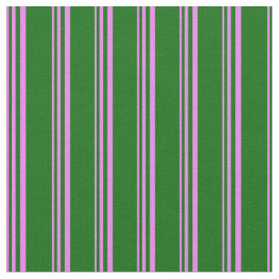 Tissu Motif rayé de couleur violet et vert foncé