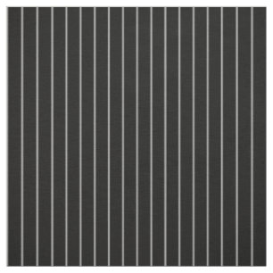 Tissu Motif rayé de filet noir gris mince classique