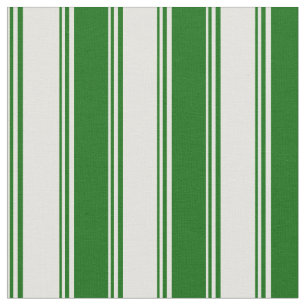 Tissu Motif rayé jaune clair et vert foncé