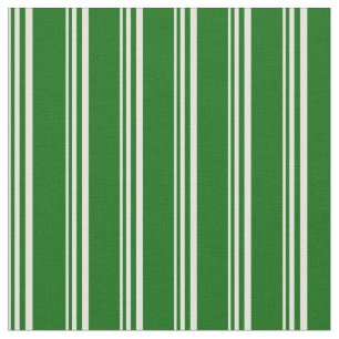 Tissu Motif rayé jaune clair et vert foncé
