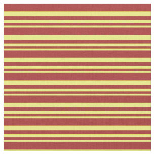 Tissu Motif rayé jaune et Brown