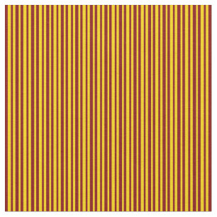 Tissu Motif rayé jaune et marron
