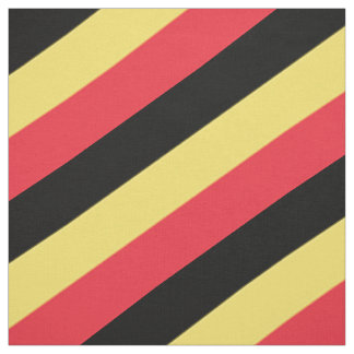 Tissu Motif rayé rouge, noir et jaune