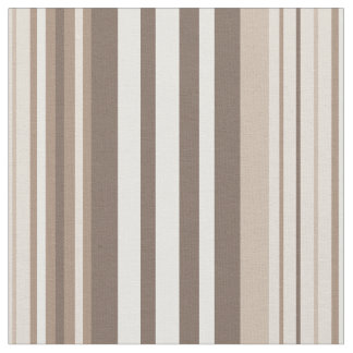 Tissu Motif rayé Tons de Terre Neutres Design