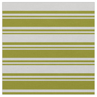 Tissu Motif rayé vert et gris clair