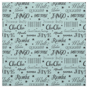 Tissu Motif Répété de Danse de Salon - Choisissez Votre 