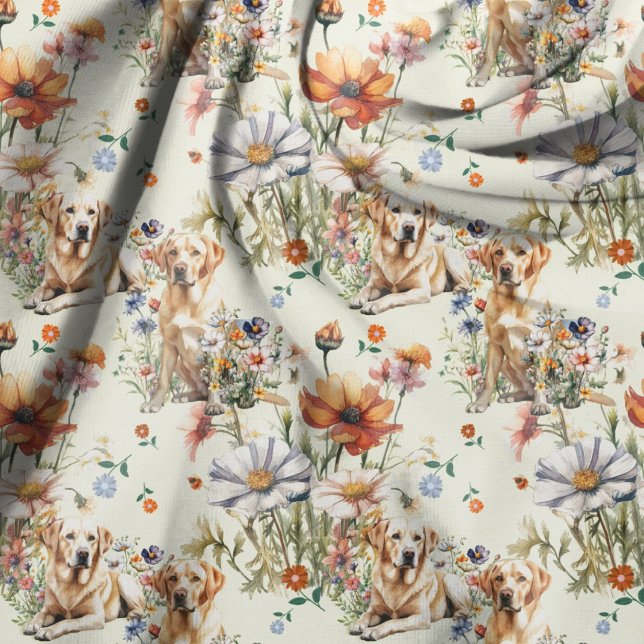 Tissu Motif répétitif de Lab jaune  (Créateur téléchargé)