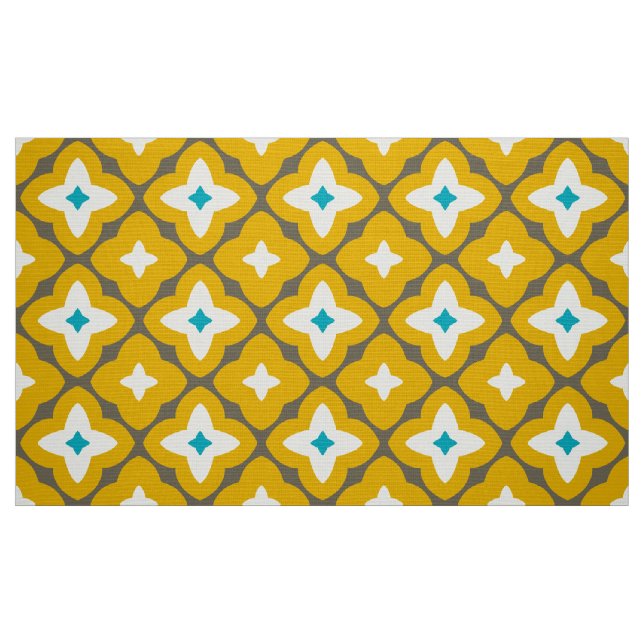 Tissu Motif rétro (Fat Quarter)