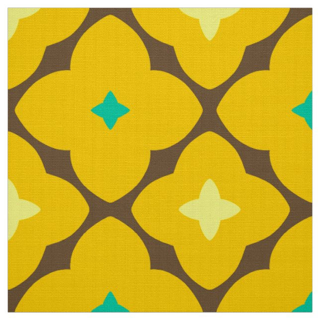 Tissu Motif rétro (Échantillon)