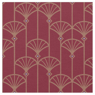 Tissu Motif rétro dans le style Art déco.
