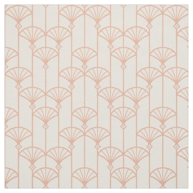 Tissu Motif rétro de style Art déco. (Échantillon)