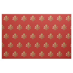 Tissu Motif romain antique d'or avec l'arrière - plan