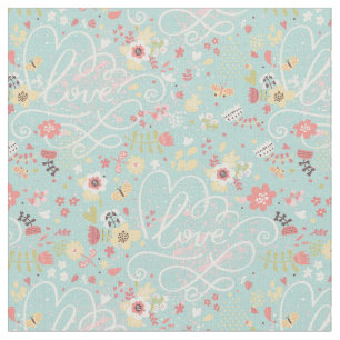 Tissu Motif romantique moderne