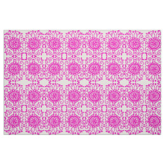 Tissu motif rose