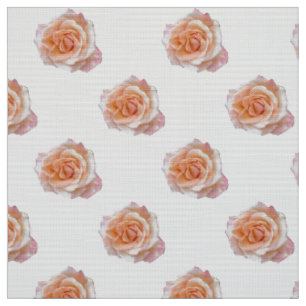 Tissu Motif rose demi-brique rose
