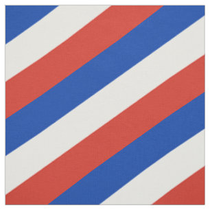 Tissu Motif rouge, bleu et whitestriped