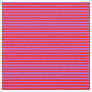 Tissu Motif rouge et orchidée en bandes/lignes