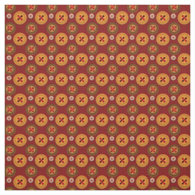Tissu Motif sans couture coloré avec des boutons (Échantillon)