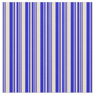 Tissu Motif Tan & Blue Lines