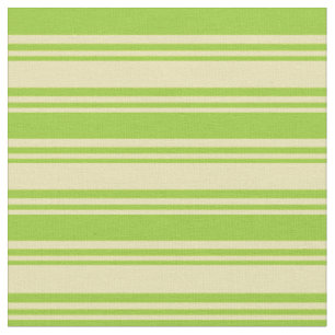 Tissu Motif Tan & Green Lines