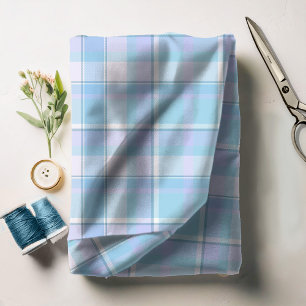Tissu Motif tatan bleu et blanc ID210