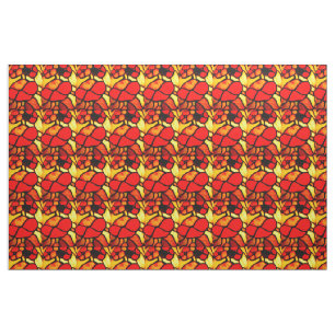 TISSU MOTIF TIFFANY EN VERRE TAILLÉ