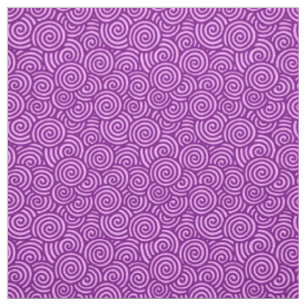 Tissu Motif tourbillon japonais - violet et rose orchidé