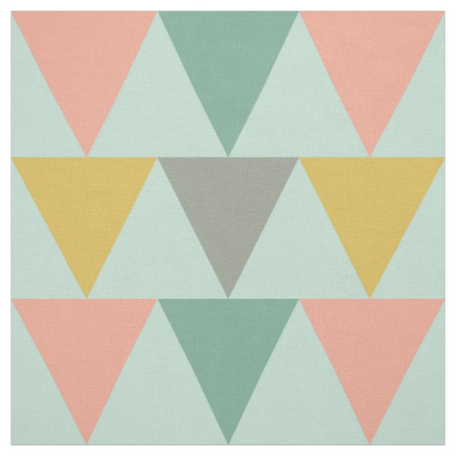 Tissu Motif triangle géométrique à la pointe tendance (Échantillon)