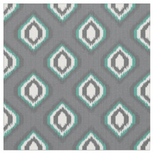 Tissu Motif tribal de ikat rétro géométrique