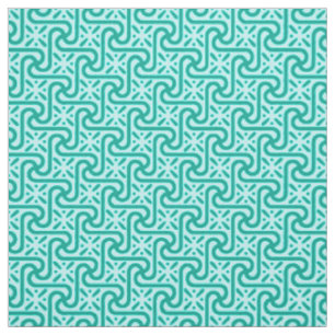 Tissu Motif, turquoise et aqua égyptiens de tuile