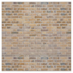Tissu Motif urbain carrelé de texture de mur de briques