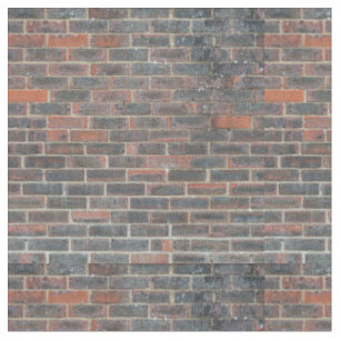 Tissu Motif urbain carrelé de texture de mur de briques