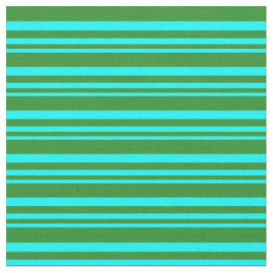 Tissu Motif vert Cyan & Forêt