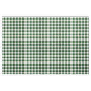 Tissu Motif vert et blanc classique de bloc de guingan