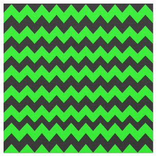 Tissu Motif vert et noir de Chevron