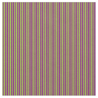 Tissu Motif vert et violet des bandes