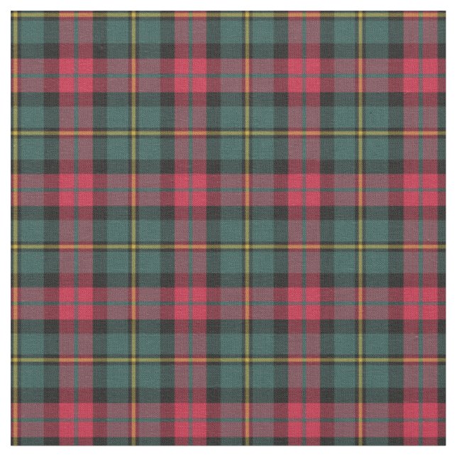 Tissu Motif vintage de plaid de Noël (Fermer)