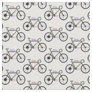 Tissu Mots Motivationnels Vélo pour Vélos Sport