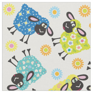 Tissu mouton décoratif