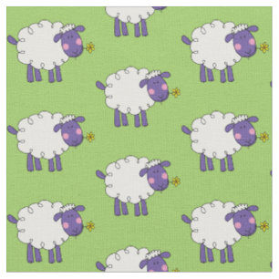 Tissu moutons laineux d'asile de fous
