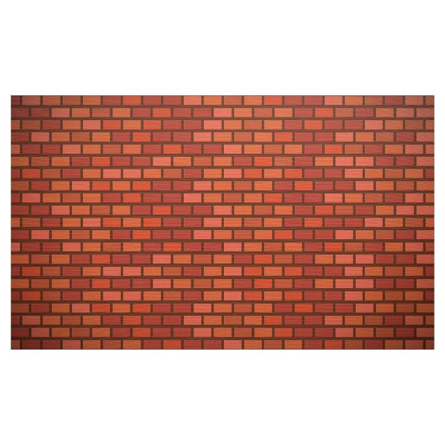 Tissu Mur de briques rouge (Yard)
