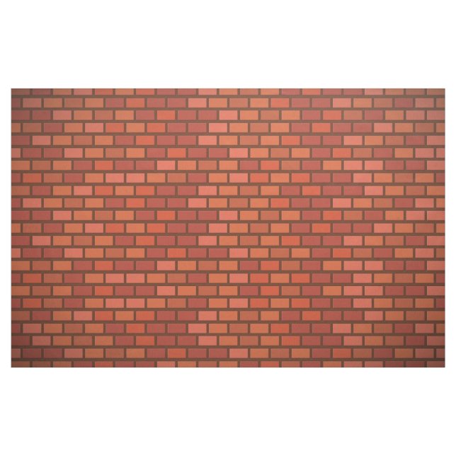 Tissu Mur de briques rouge (Yard)