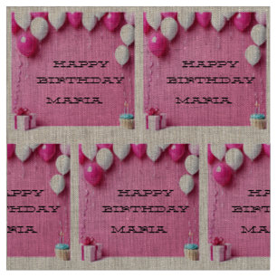Tissu Mur de photos personnalisé pour un joyeux annivers