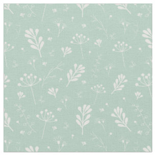 Tissu Nature Abstrait Vert Foliage Motif biologique