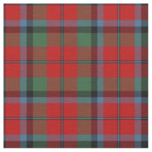 Tissu Naughton - MacNaughton Tartan Motif Red Plaid