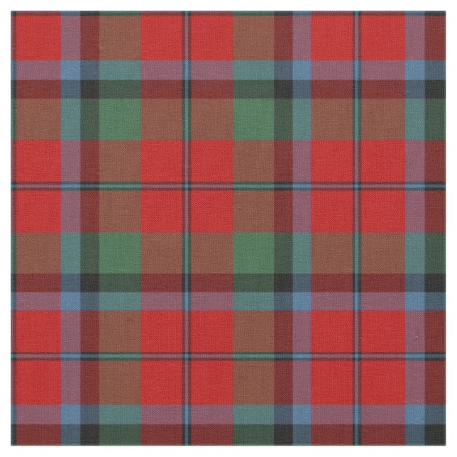 Tissu Naughton - MacNaughton Tartan Motif Red Plaid (Fermer)