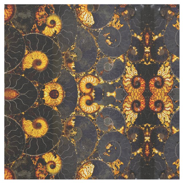 Tissu Nautilus d'or (Fermer)