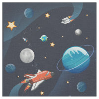 Navette spatiale dans la Galaxie