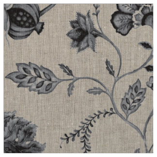 Tissu Nerf de boeuf floral