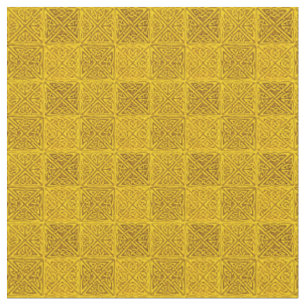 Tissu Noeuds celtiques dans l'amende d'or